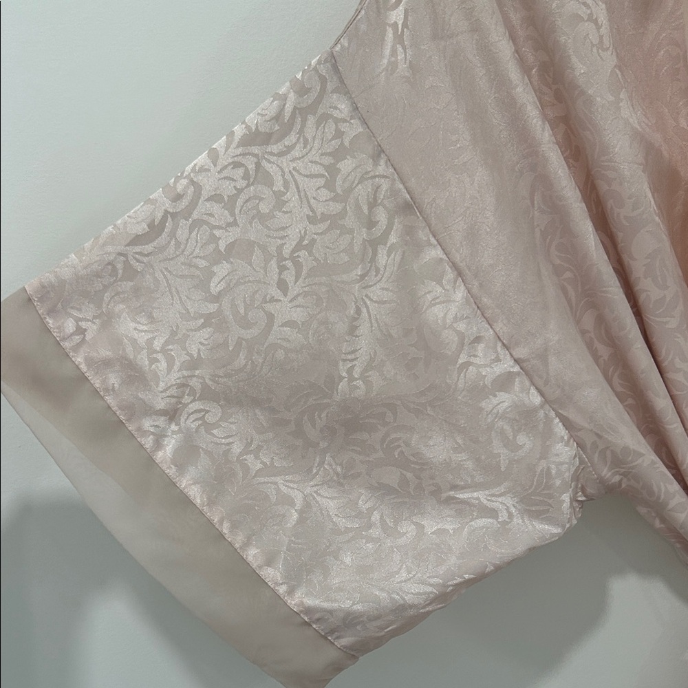Rose Gold Lingerie Robe - Picture 2 of 5